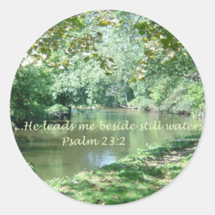 Psalm 23 Bijbelvers Sticker