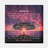 Psalm 23 Bijbelverse zonneboom Magneet (Voorkant)