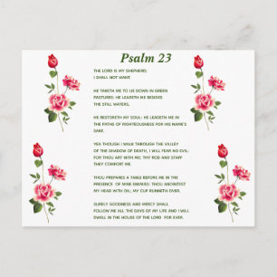 psalm 23 briefkaart