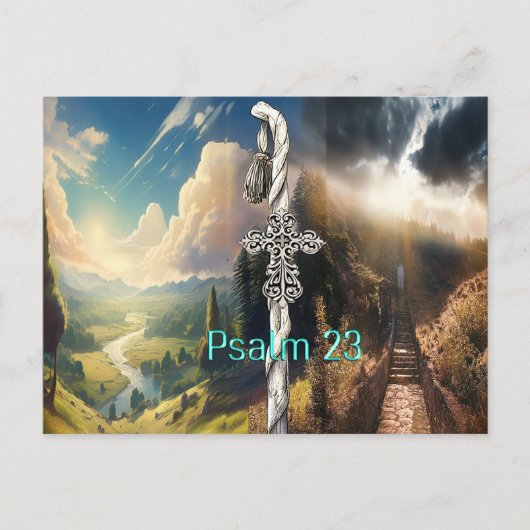 psalm 23 briefkaart (Voorkant)