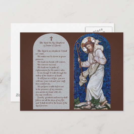 PSALM 23 BRIEFKAART (Voorkant / Achterkant)