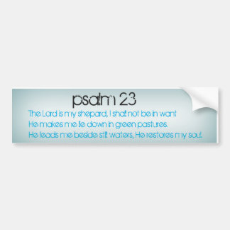 Psalm 23 Bumpersticker