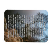 Psalm 23 Calm Lake Bijbel Magneet (Horizontaal)