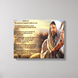 psalm 23 canvas afdruk
