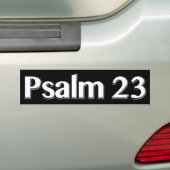 Psalm 23 Christelijk Bumpersticker (Op auto)