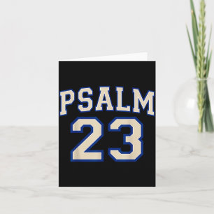 Psalm 23 Christelijk Geloof Ivoor En Blauwe Varist Kaart