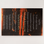 Psalm 23, Dark Red Sky, 1014 pcs, moeilijke puzzel (Horizontaal)