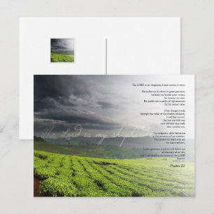 Psalm 23 De HEER is mijn herder - Bijbel Briefkaart