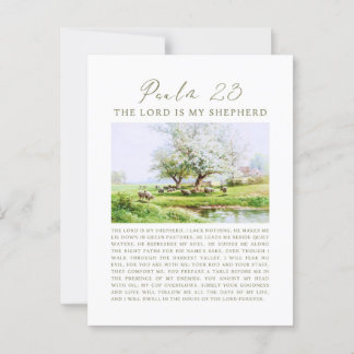 Psalm 23: De Heer is mijn Herder Briefkaart