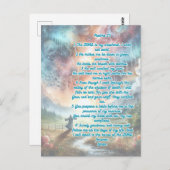 Psalm 23 De Heer is mijn herder Briefkaart (Voorkant / Achterkant)