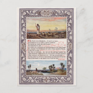 Psalm 23: "De Heer is mijn Herder" Briefkaart