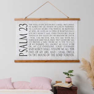 Psalm 23 De Heer is mijn Herder Horizontaal Hangend Wandkleed