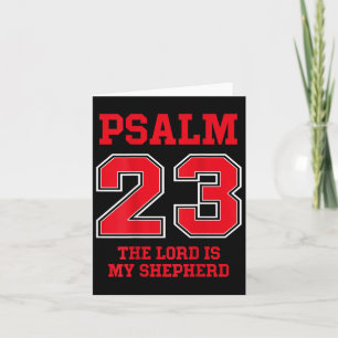 Psalm 23 De Heer Is Mijn Herder, Ontwerp Aan De Ac Kaart
