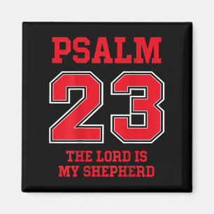 Psalm 23 De Heer is mijn Herder, ontwerp op de rug Magneet