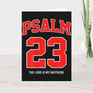 Psalm 23 De Heer Is Mijn Herder (op achterzijde)  Kaart