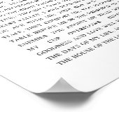 Psalm 23: De Heer is mijn Herder Poster (Hoek)