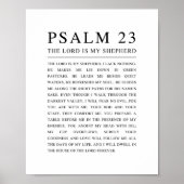 Psalm 23: De Heer is mijn Herder Poster (Voorkant)