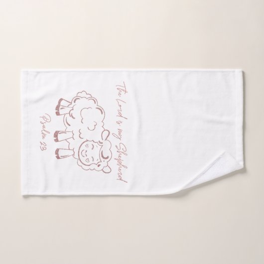 Psalm 23 De Heer is mijn Herder Verse Bad Handdoek (Handdoek)