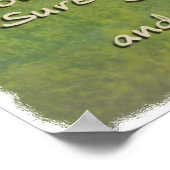 Psalm 23 De Heer is mijn POSTER van Sheperd BIBLE (Hoek)