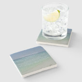 Psalm 23 De Heer is mijn Shepherd Beauful Beach Stenen Onderzetter (Zijkant)