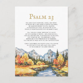 Psalm 23 De Heer is mijn Shepherd Briefkaart