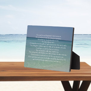 Psalm 23 De Heer is mijn Shepherd Christelijke str Fotoplaat