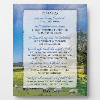 Psalm 23 - De Heer is mijn Shepherd Fotoplaat