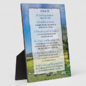 Psalm 23 - De Heer is mijn Shepherd Fotoplaat (Zijkant)