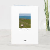 Psalm 23 De Heer is mijn Shepherd Irish Sheep Fiel Kaart (Achterkant)