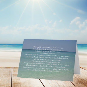 Psalm 23 De Heer is Mijn Shepherd Kaart