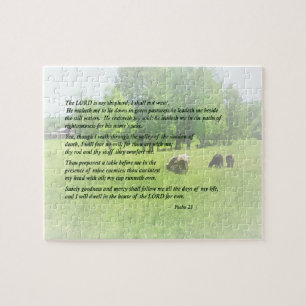 Psalm 23 De Heer is mijn Shepherd Legpuzzel
