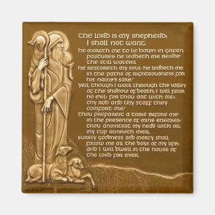 Psalm 23 De Heer is mijn Shepherd Magneet