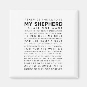 Psalm 23 De Heer is mijn Shepherd Magneet