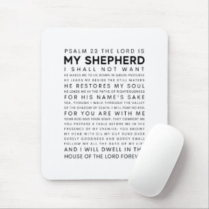 Psalm 23 De Heer is mijn Shepherd Muismat