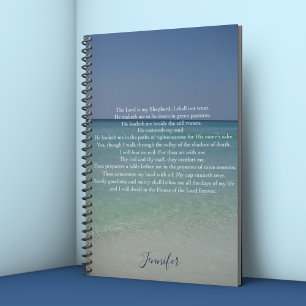 Psalm 23 De Heer is Mijn Shepherd Notitieboek