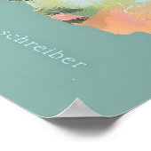 Psalm 23, De Heer is mijn Shepherd Poster (Hoek)