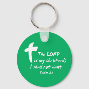 Psalm 23: De Heer is mijn Shepherd Sleutelhanger