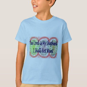 Psalm 23: "De Heer is mijn Shepherd" T-shirt