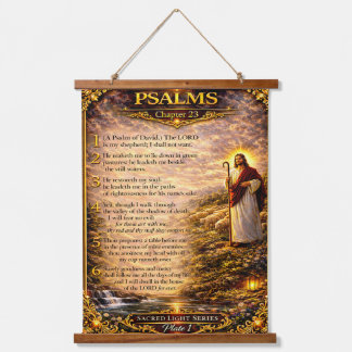 Psalm 23, De Here is mijn Herder Heilige kunst Hangend Wandkleed