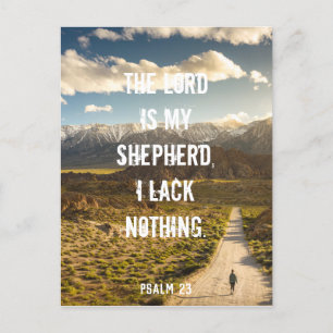Psalm 23 De LORD is mijn herder, het Poster van de Briefkaart