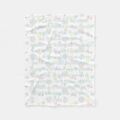 Psalm 23 De Schrift Fleece Deken (Voorkant)