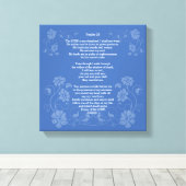 Psalm 23 ESV Canvas Afdruk (Insitu (Houten vloer))