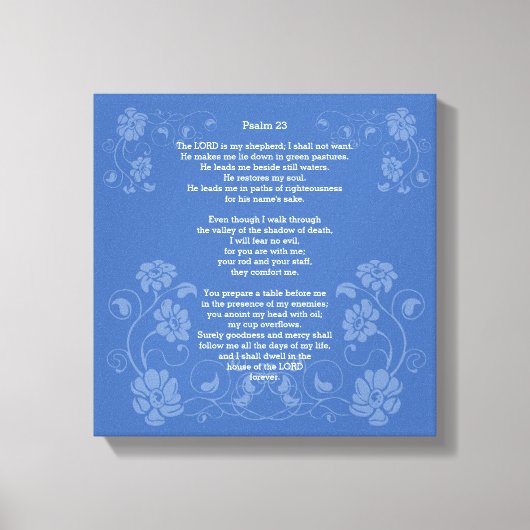 Psalm 23 ESV Canvas Afdruk (Voorkant)