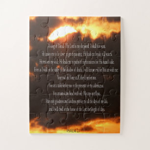 Psalm 23, Fire Sky, overmaatse stukjes, Easy Puzzl Legpuzzel