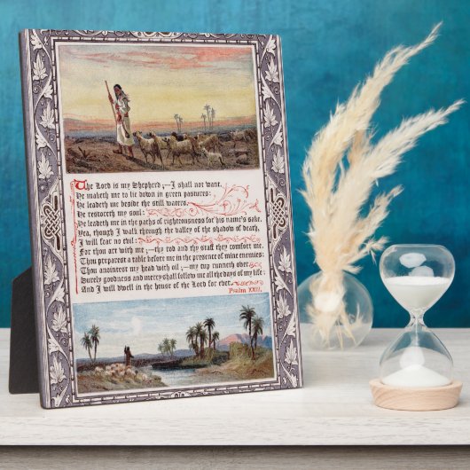 Psalm 23  fotoplaat (Zijkant)