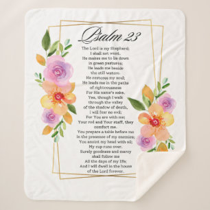 Psalm 23 Geometrisch Lijst Sherpa Deken