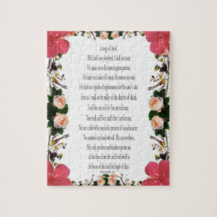 Psalm 23, gloeiend Lijst 110 stukken - uitdagend Legpuzzel