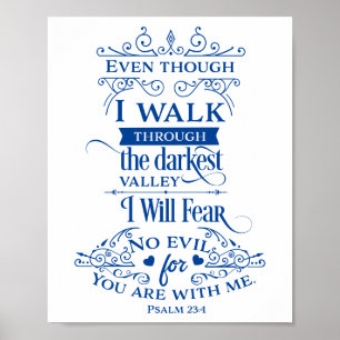 Psalm 23 - Ik vrees geen kwaad Poster