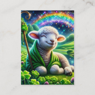 Psalm 23 KJV Kaarten - Opgeruimde Lammetje Visitekaartje