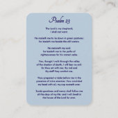 Psalm 23 Lion & Lamb Prayer Card Plaatskaartje (Achterkant)